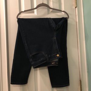 Size 14 Michael Kors Skinny Jeans DARK BLUE